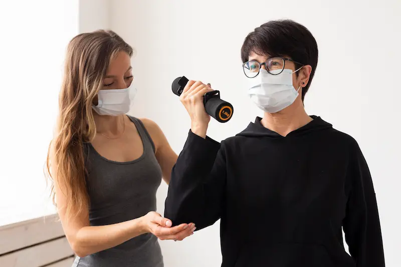Pulmonary Physiotherapy at Home – Improving Breathing Efficiency & Lung Health session at home