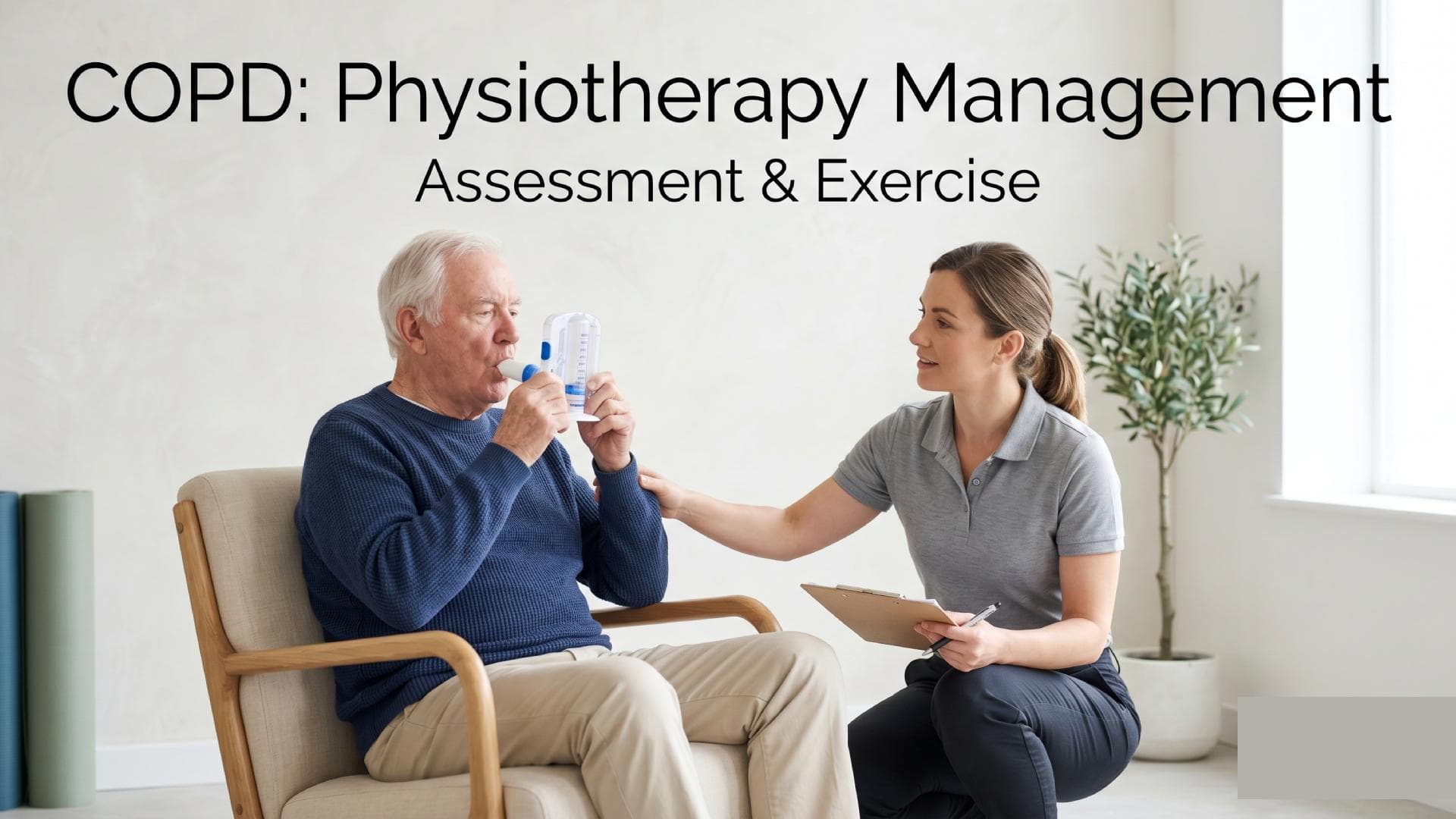 COPD Physiotherapy Management, Assessment & Exercise Guide